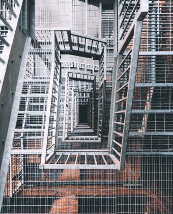 architecture-perspective-stairs-steel-374858